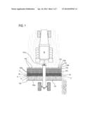 CONVEYOR UNIT FOR DEVICES FOR HARVESTING FINE-STEMMED AND LONG     AGRICULTURAL PRODUCTS AND HARVESTING DEVICE COMPRISING SAID UNIT diagram and image