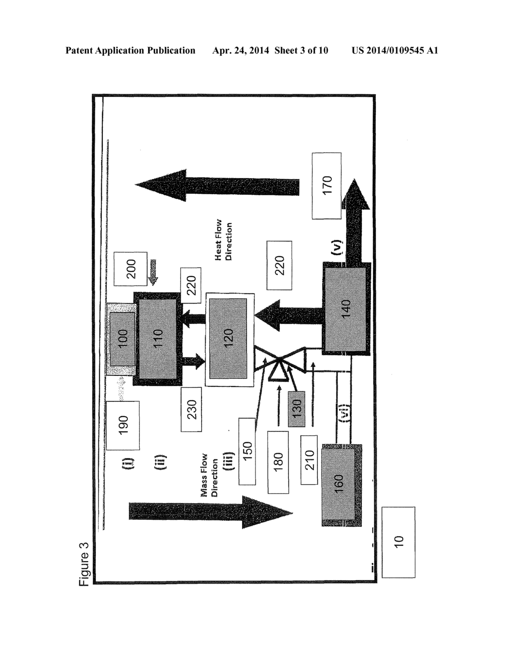 METHOD AND DEVICE FOR FUEL AND POWER GENERATION BY CLEAN COMBUSTION OF     ORGANIC WASTE MATERIAL - diagram, schematic, and image 04