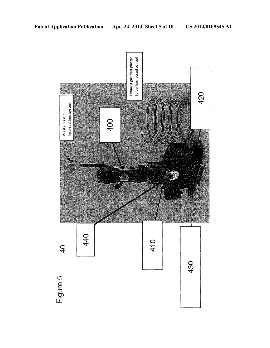 METHOD AND DEVICE FOR FUEL AND POWER GENERATION BY CLEAN COMBUSTION OF     ORGANIC WASTE MATERIAL - diagram, schematic, and image 06