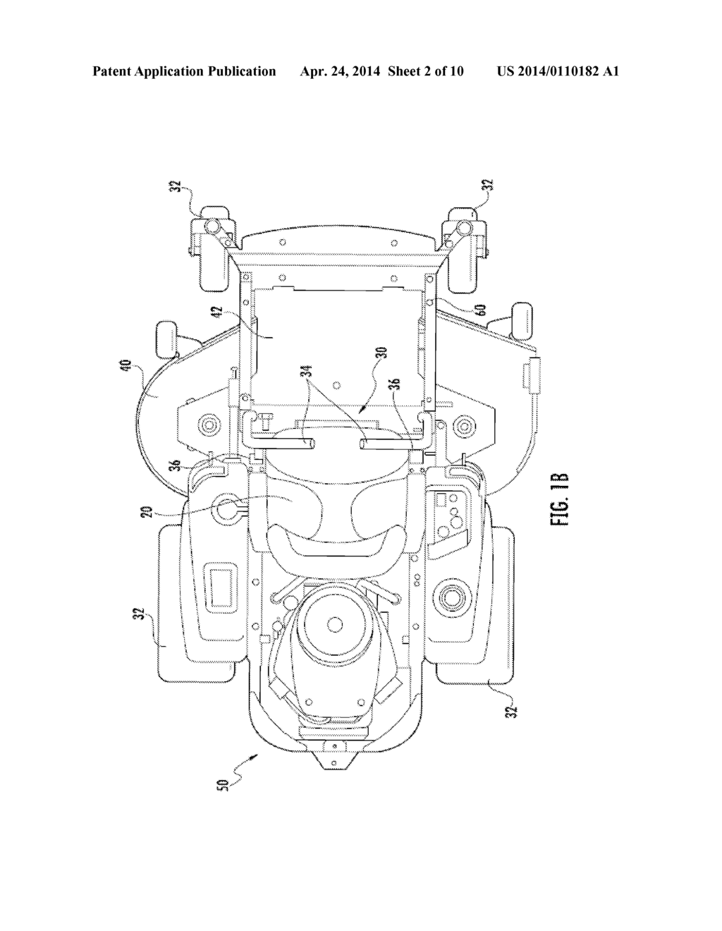 LAWN CARE VEHICLE ADJUSTABLE STEERING ASSEMBLY - diagram, schematic, and image 03