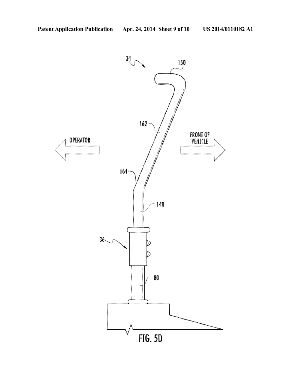 LAWN CARE VEHICLE ADJUSTABLE STEERING ASSEMBLY - diagram, schematic, and image 10