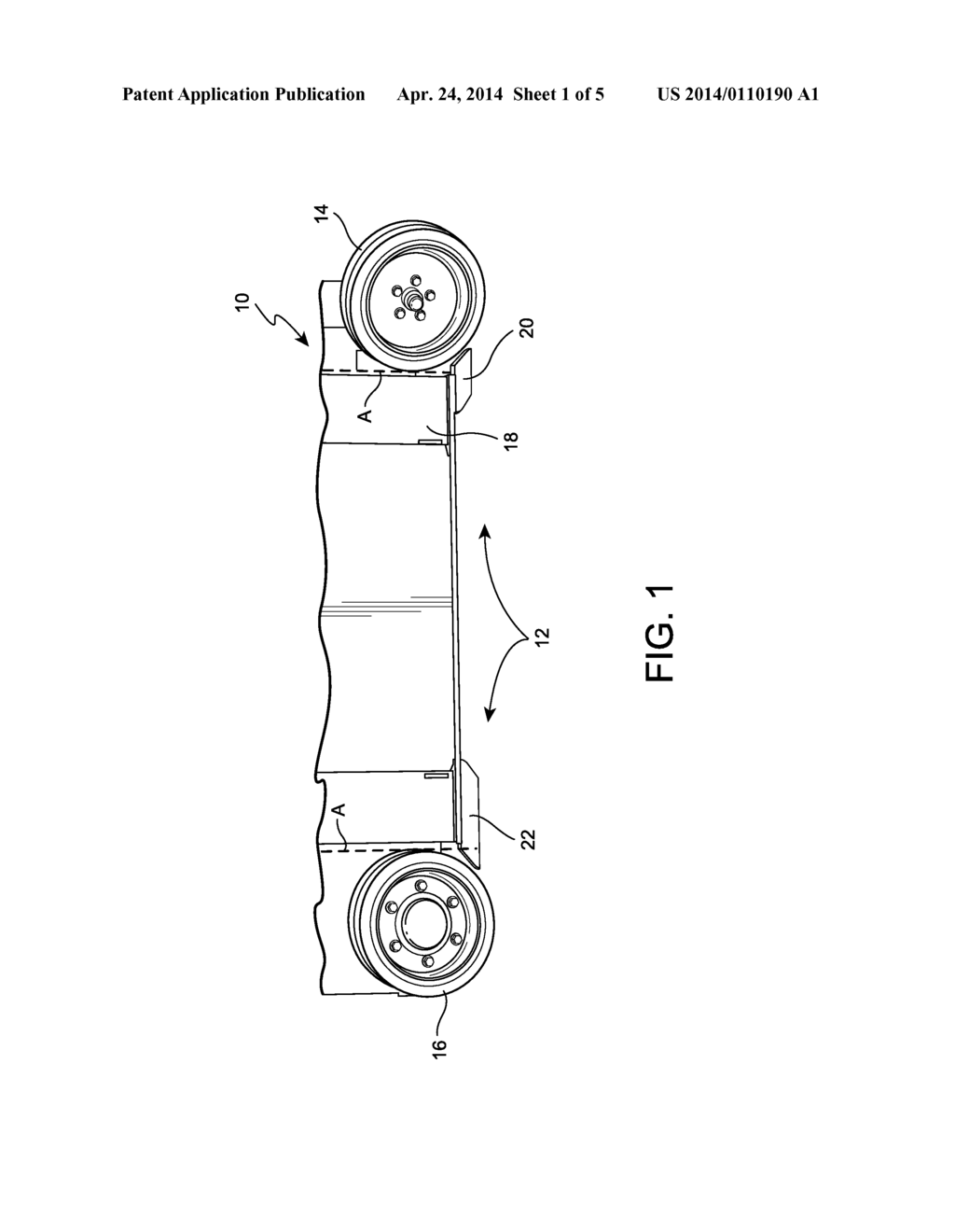 MAXIMIZING SCISSOR LIFT BREAKOVER ANGLE WITH FIXED POTHOLE PROTECTION - diagram, schematic, and image 02