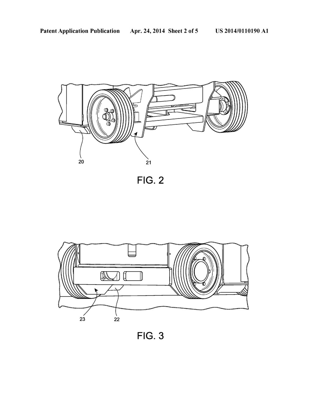 MAXIMIZING SCISSOR LIFT BREAKOVER ANGLE WITH FIXED POTHOLE PROTECTION - diagram, schematic, and image 03