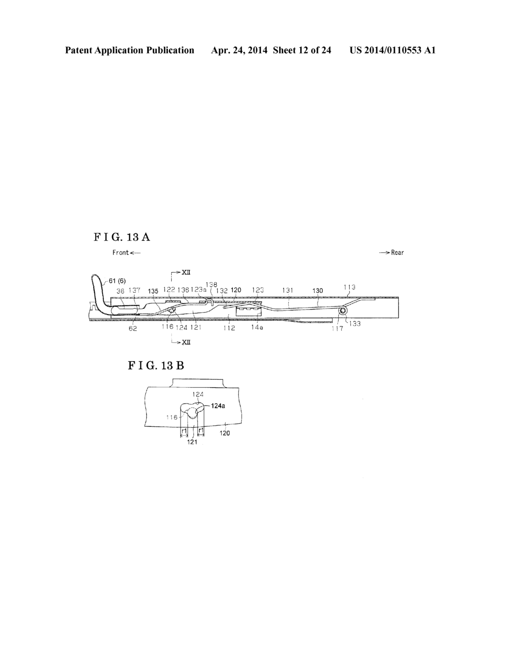 SEAT APPARATUS FOR VEHICLE - diagram, schematic, and image 13