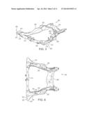 FRONT SUBFRAME FOR A NARROW OFFSET COLLISION diagram and image