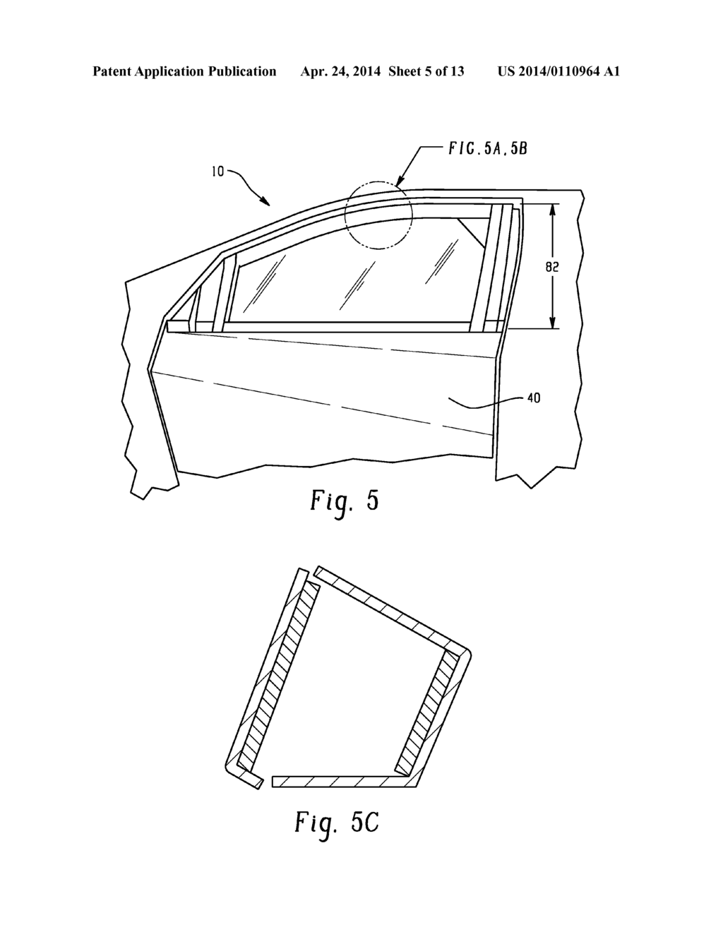 VEHICLE SIDE DOOR STRUCTURE AND METHOD OF MAKING AND USING THE SAME - diagram, schematic, and image 06