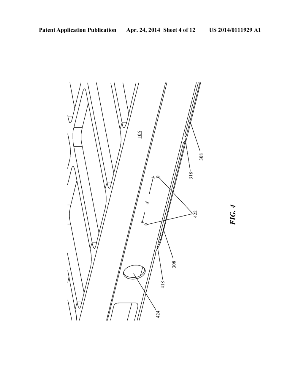 ENCLOSURE FEATURES FOR A PORTABLE COMPUTING DEVICE - diagram, schematic, and image 05