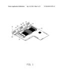 ELECTRONIC DEVICE WITH HEAT DISSIPATION MODULE diagram and image