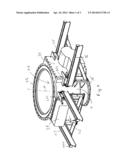 DOOR AND VALVE ASSEMBLY FOR A CHARGING INSTALLATION OF A SHAFT FURNACE diagram and image