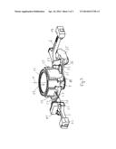 DOOR AND VALVE ASSEMBLY FOR A CHARGING INSTALLATION OF A SHAFT FURNACE diagram and image