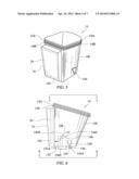 INTEGRATED SPECIMEN CUP SYSTEM FOR TAMPERPROOF SAMPLE TESTING AND SECURE     RETENTION diagram and image