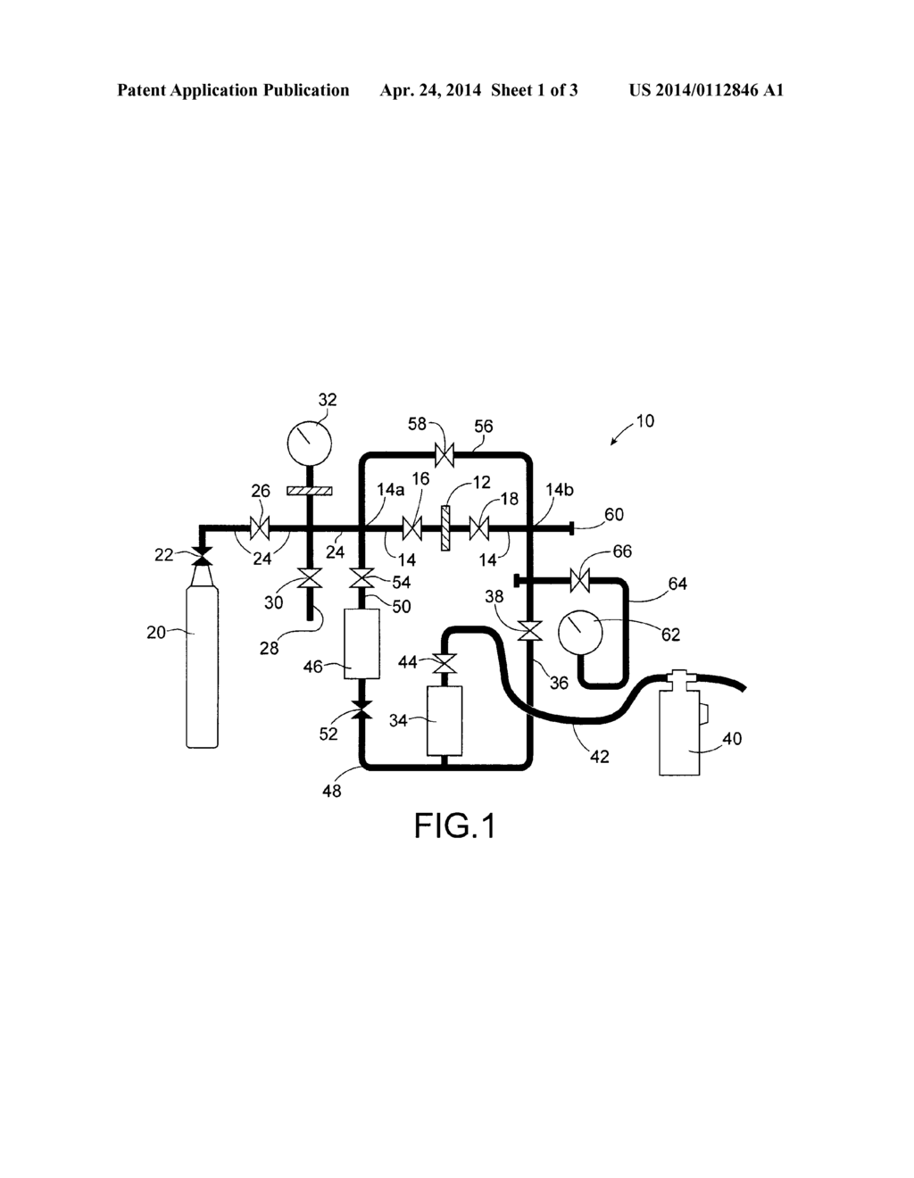 USE OF A KMGF3 COMPOUND FOR TRAPPING METALS IN THE FORM OF FLUORIDES     AND/OR OXYFLUORIDES IN A GASEOUS OR A LIQUID PHASE - diagram, schematic, and image 02