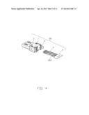 I/O PLUG CONNECTOR ADAPTED FOR NORMAL INSERTION AND REVERSE INSERTION INTO     I/O RECEPTACLE CONNECTOR AND CONNECTOR ASSEMBLY HAVING THE TWO diagram and image