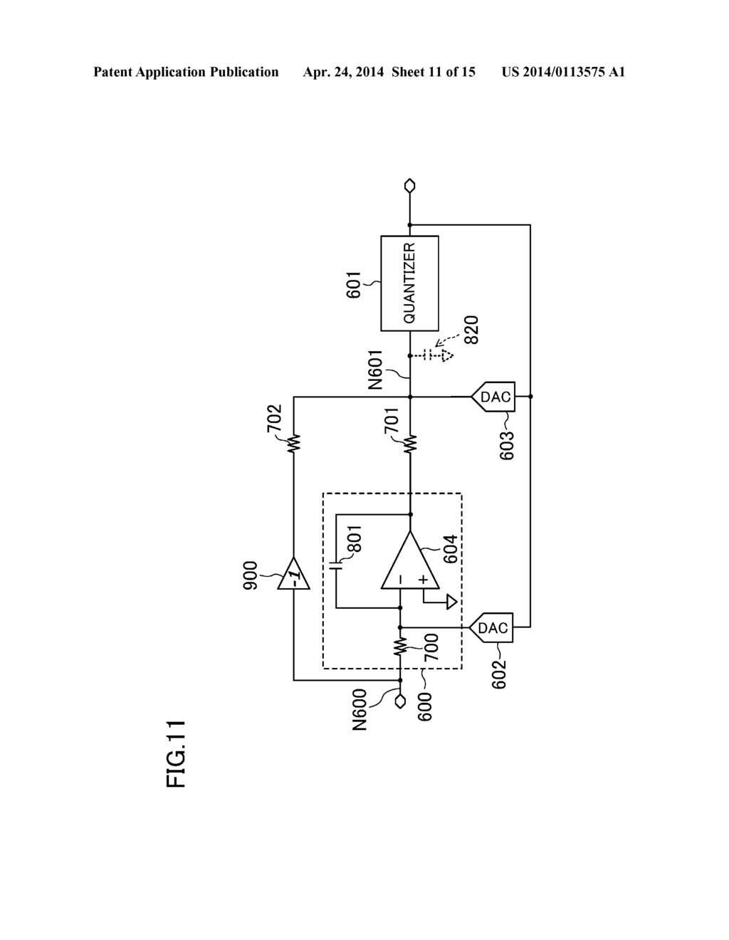 DELTA SIGMA MODULATOR, AS WELL AS RECEIVER DEVICE AND WIRELESS     COMMUNICATION DEVICE PROVIDED WITH SAME - diagram, schematic, and image 12