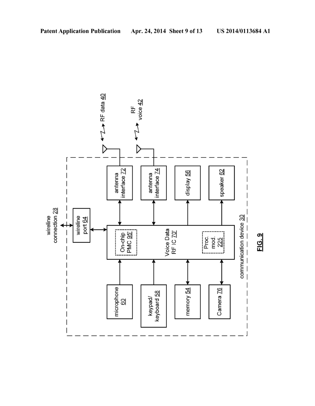 INDUCTIVE POWERING FOR A MOBILE COMMUNICATION DEVICE AND METHOD FOR USE     THEREWITH - diagram, schematic, and image 10