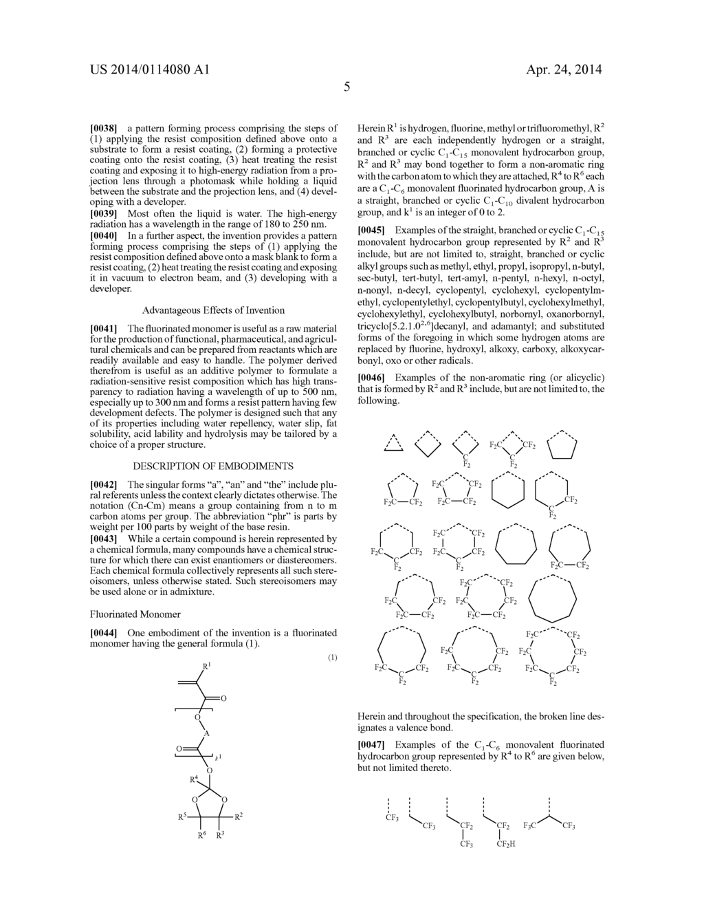 FLUORINATED MONOMER, POLYMER, RESIST COMPOSITION, AND PATTERNING PROCESS - diagram, schematic, and image 06