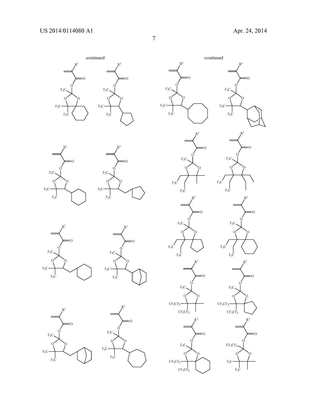FLUORINATED MONOMER, POLYMER, RESIST COMPOSITION, AND PATTERNING PROCESS - diagram, schematic, and image 08