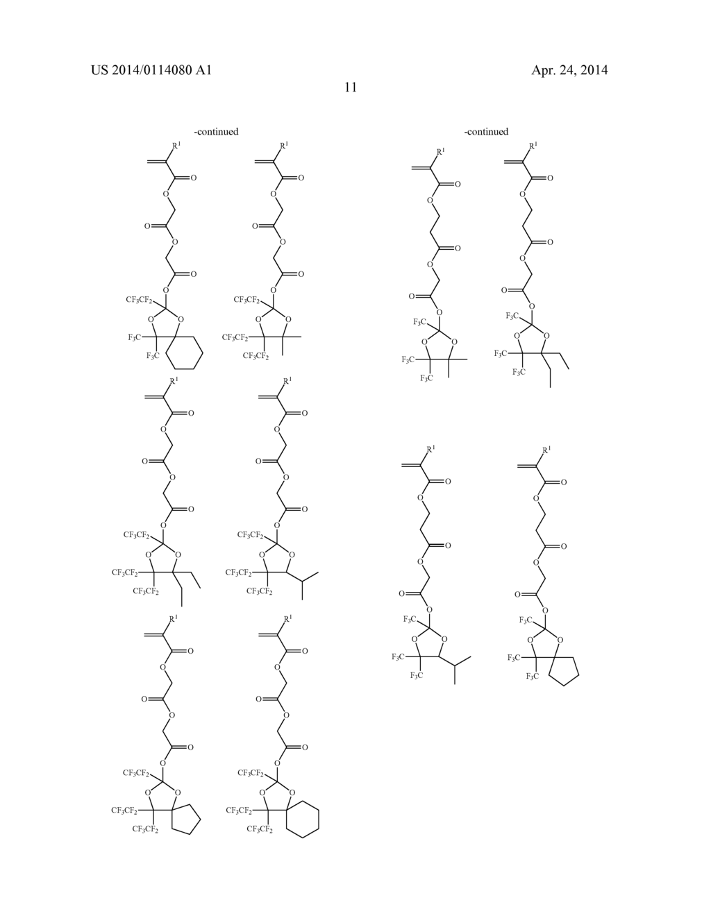 FLUORINATED MONOMER, POLYMER, RESIST COMPOSITION, AND PATTERNING PROCESS - diagram, schematic, and image 12