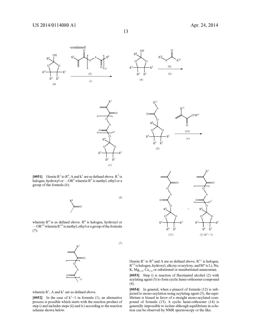 FLUORINATED MONOMER, POLYMER, RESIST COMPOSITION, AND PATTERNING PROCESS - diagram, schematic, and image 14