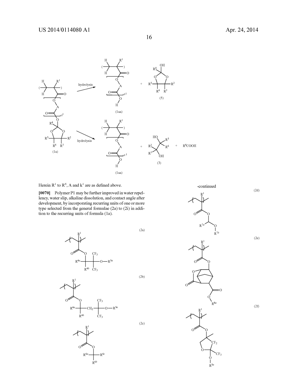 FLUORINATED MONOMER, POLYMER, RESIST COMPOSITION, AND PATTERNING PROCESS - diagram, schematic, and image 17