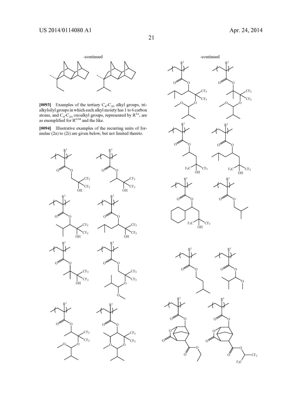 FLUORINATED MONOMER, POLYMER, RESIST COMPOSITION, AND PATTERNING PROCESS - diagram, schematic, and image 22