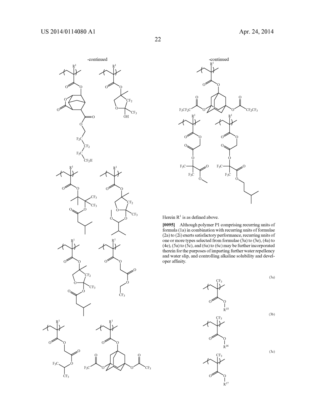 FLUORINATED MONOMER, POLYMER, RESIST COMPOSITION, AND PATTERNING PROCESS - diagram, schematic, and image 23