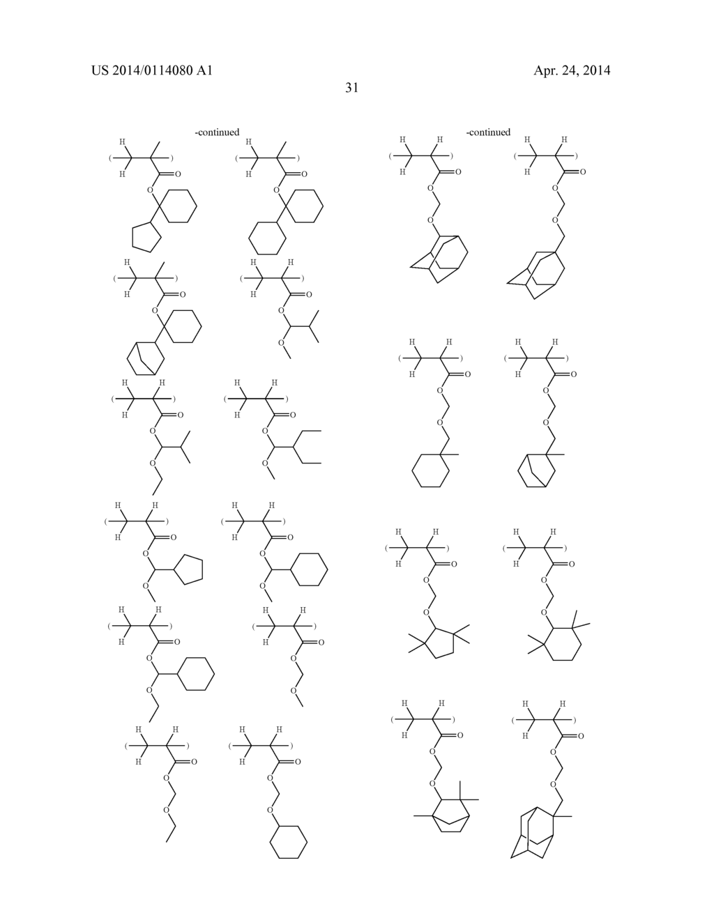 FLUORINATED MONOMER, POLYMER, RESIST COMPOSITION, AND PATTERNING PROCESS - diagram, schematic, and image 32