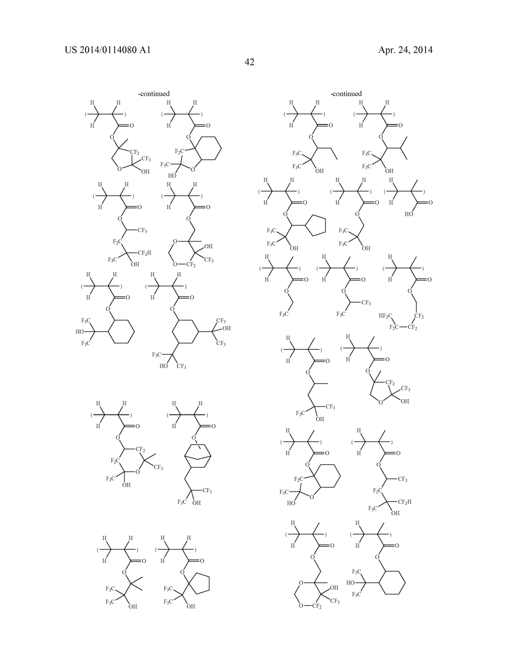 FLUORINATED MONOMER, POLYMER, RESIST COMPOSITION, AND PATTERNING PROCESS - diagram, schematic, and image 43