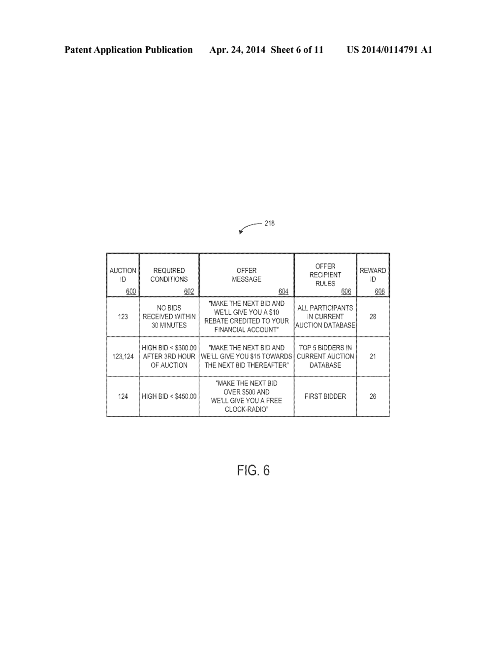 SYSTEM AND METHOD FOR ENCOURAGING COMPETITIVE PARTICIPATION IN AN AUCTION - diagram, schematic, and image 07