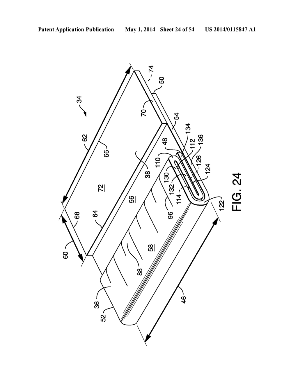 METHOD OF MANUFACTURING TAMPONS BY FORMING A SOFTWIND WITH CONTACT     ELEMENTS - diagram, schematic, and image 25