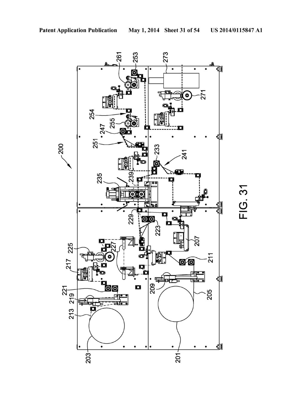 METHOD OF MANUFACTURING TAMPONS BY FORMING A SOFTWIND WITH CONTACT     ELEMENTS - diagram, schematic, and image 32