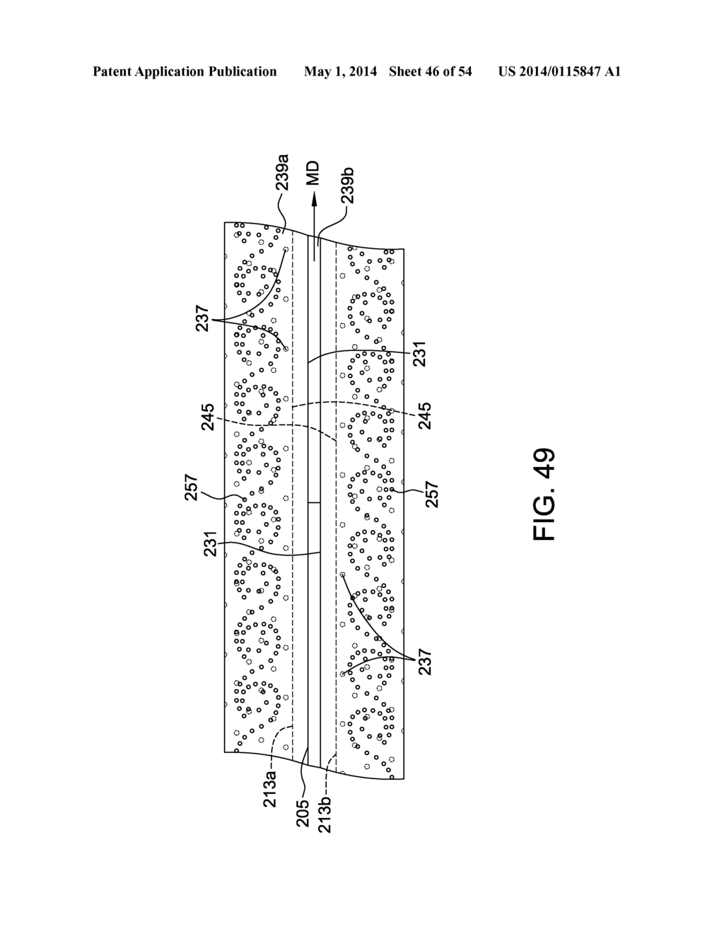 METHOD OF MANUFACTURING TAMPONS BY FORMING A SOFTWIND WITH CONTACT     ELEMENTS - diagram, schematic, and image 47