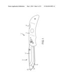 FOLDING KNIFE WITH REPLACEABLE BLADE diagram and image