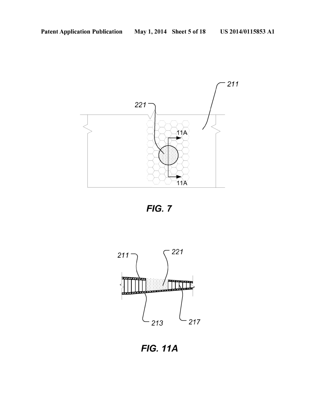 Method of Repairing, Splicing, Joining, Machining, and Stabilizing     Honeycomb Core Using Pourable Structural Foam and a Structure     Incorporating the Same - diagram, schematic, and image 06