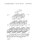 Light weight modular units for staggered stacked building system diagram and image