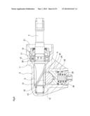 CONSTRUCTION FOR FASTENING A BEARING AND A STEERING GEAR UNIT USING THIS     CONSTRUCTION FOR FASTENING A BEARING diagram and image