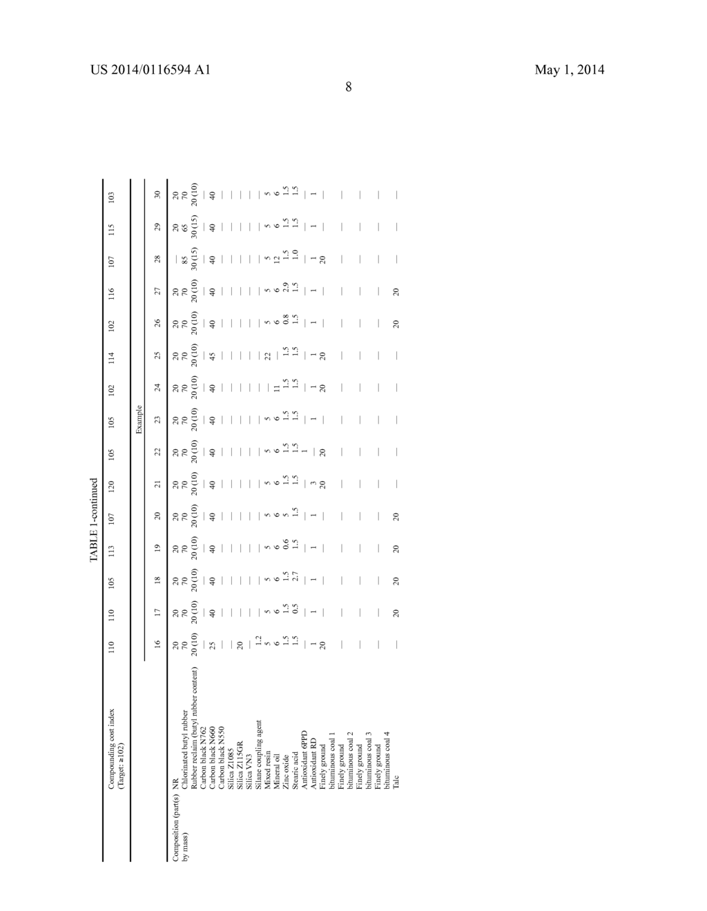 INNER LINER RUBBER COMPOSITION AND PNEUMATIC TIRE - diagram, schematic, and image 09