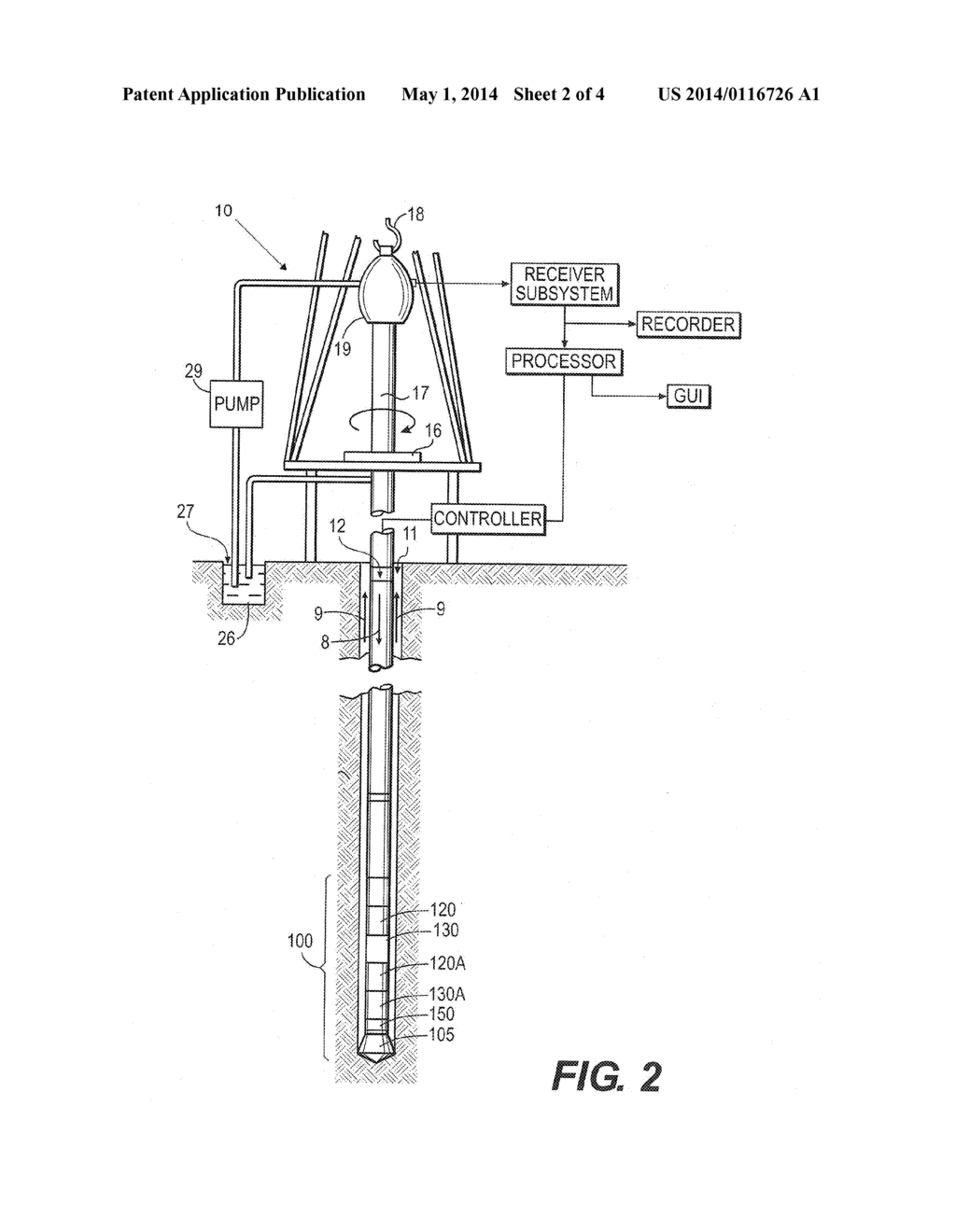 Downhole Sensor and Method of Coupling Same to A Borehole Wall - diagram, schematic, and image 03