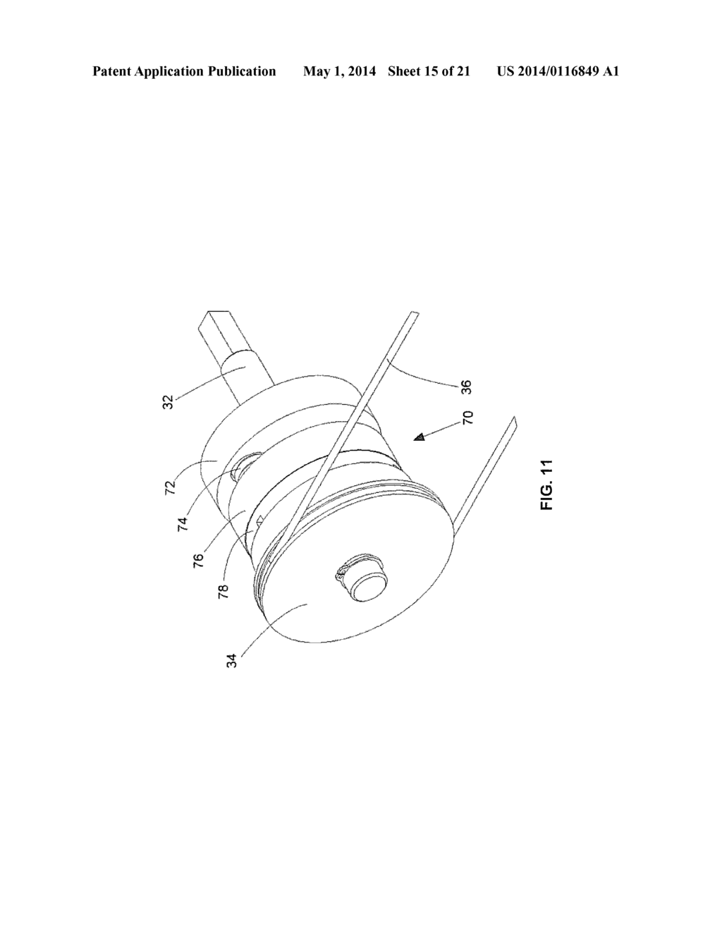 STRIP MATERIAL DISPENSING DEVICE - diagram, schematic, and image 16