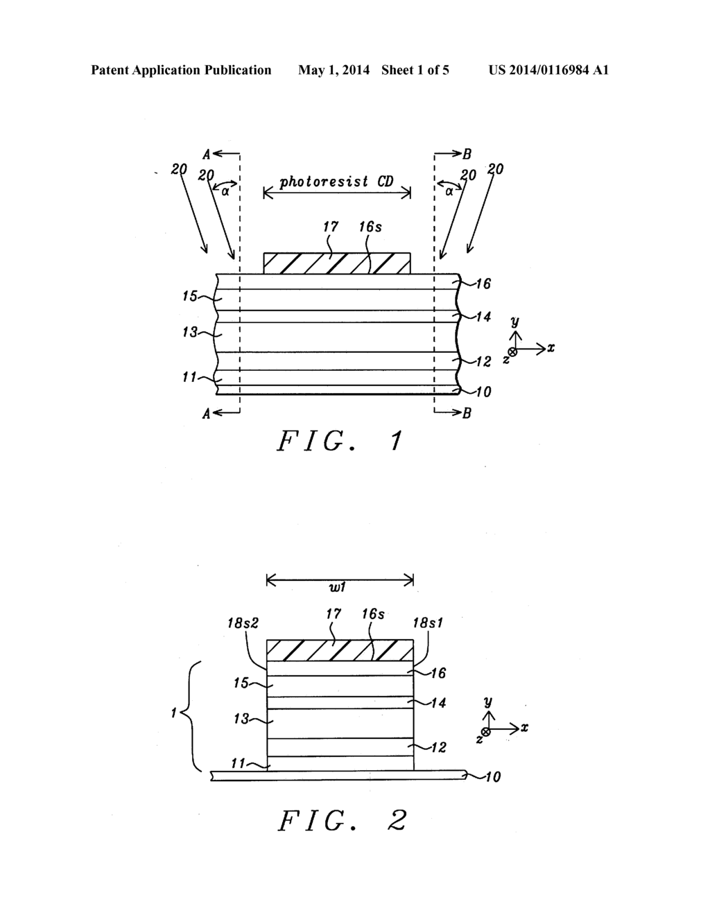 Two Step Method to Fabricate Small Dimension Devices for Magnetic     Recording Applications - diagram, schematic, and image 02