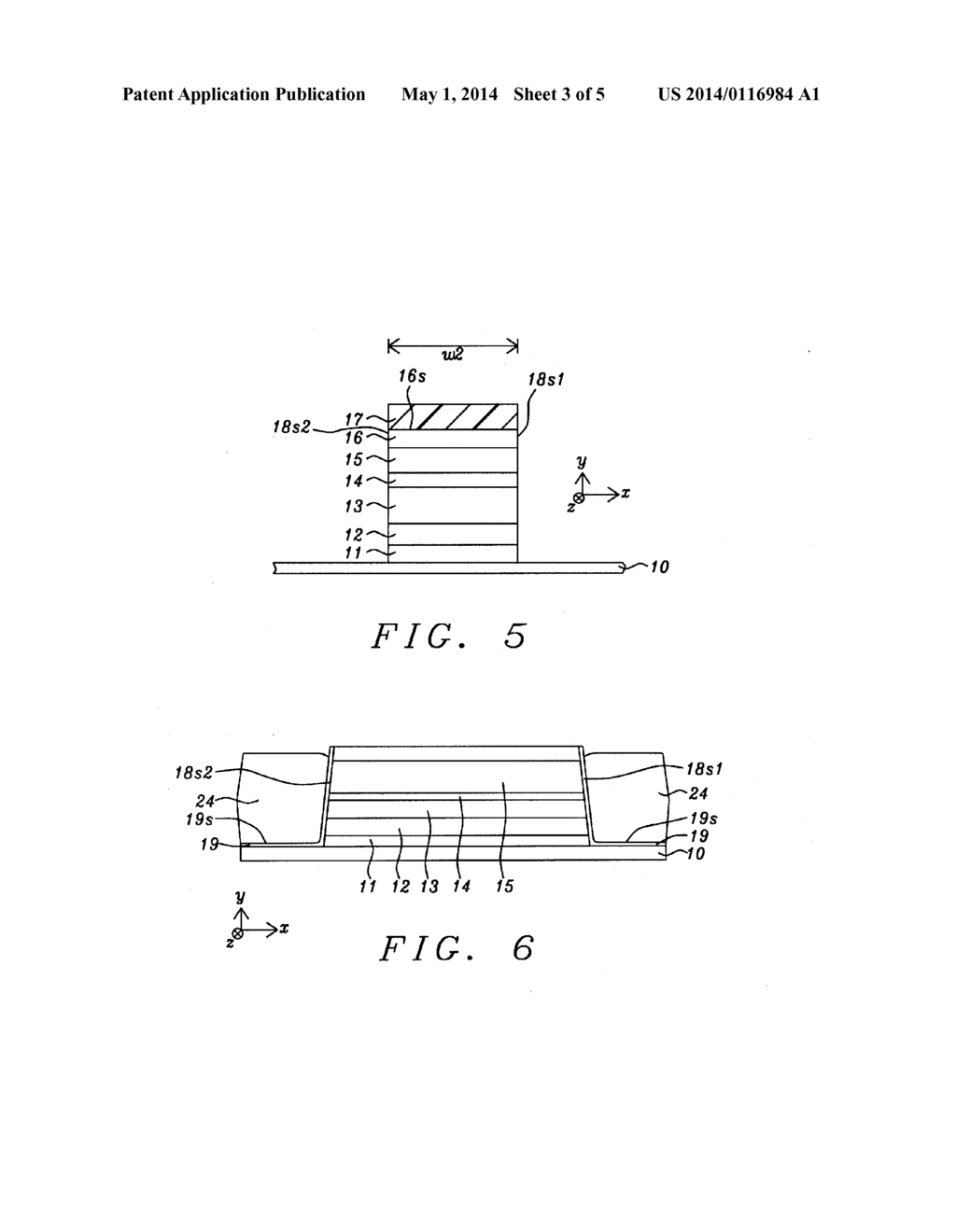 Two Step Method to Fabricate Small Dimension Devices for Magnetic     Recording Applications - diagram, schematic, and image 04