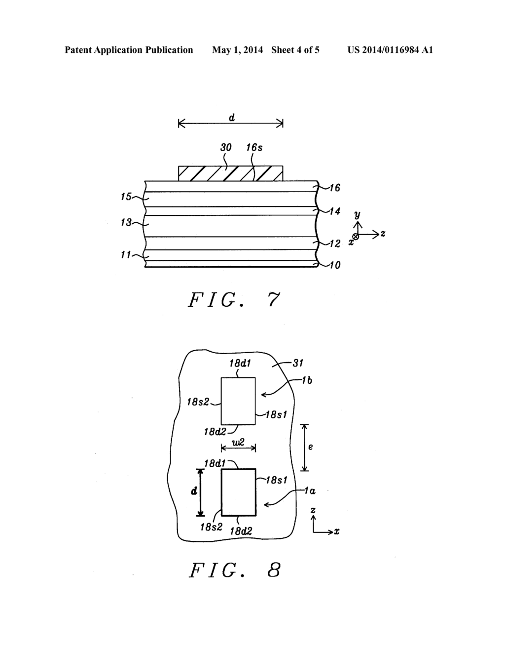 Two Step Method to Fabricate Small Dimension Devices for Magnetic     Recording Applications - diagram, schematic, and image 05