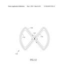 SUSPENDED WIDEBAND PLANAR SKIRT ANTENNA HAVING LOW THERMAL MASS FOR     DETECTION OF TERAHERTZ RADIATION diagram and image