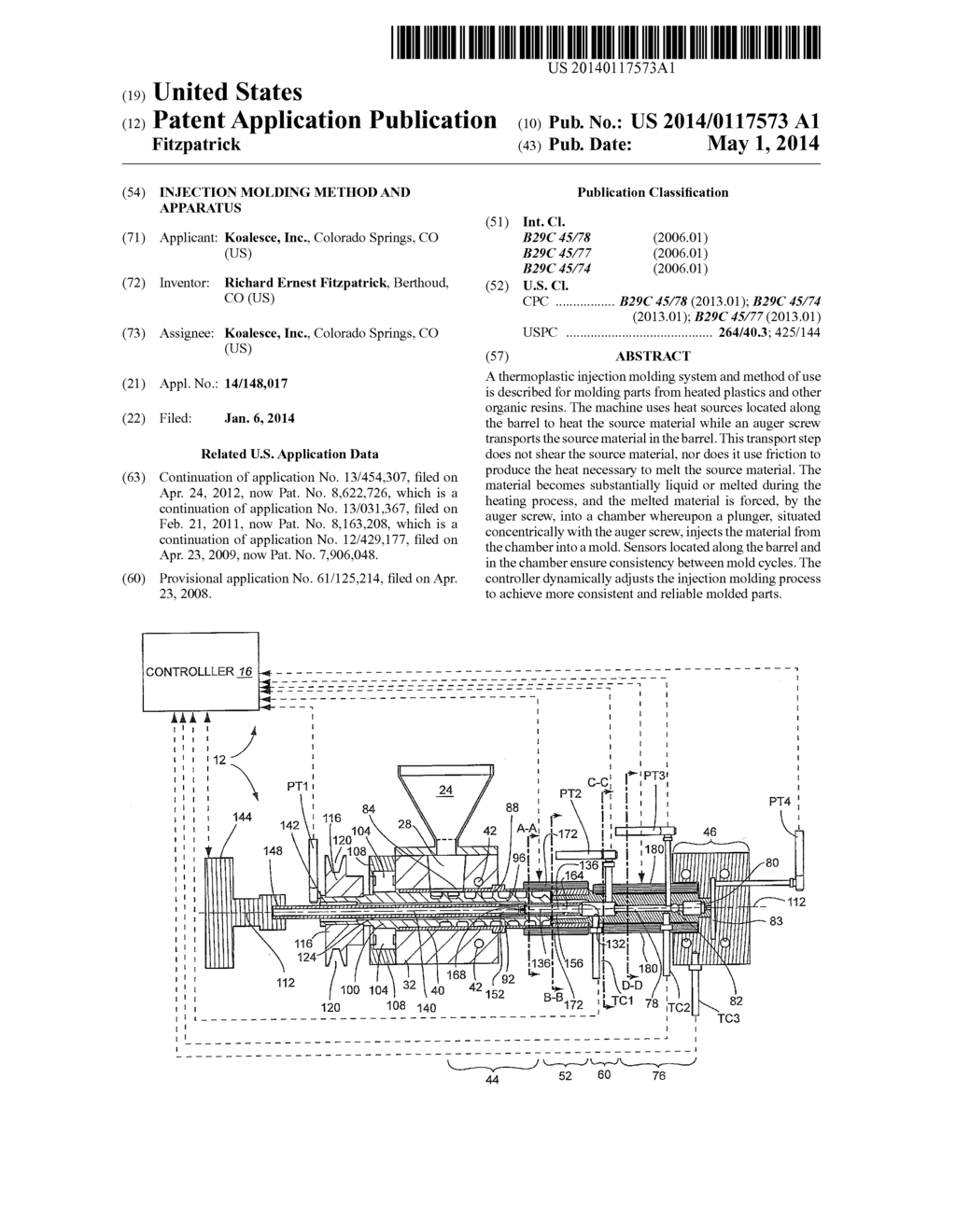 Injection Molding Method and Apparatus - diagram, schematic, and image 01