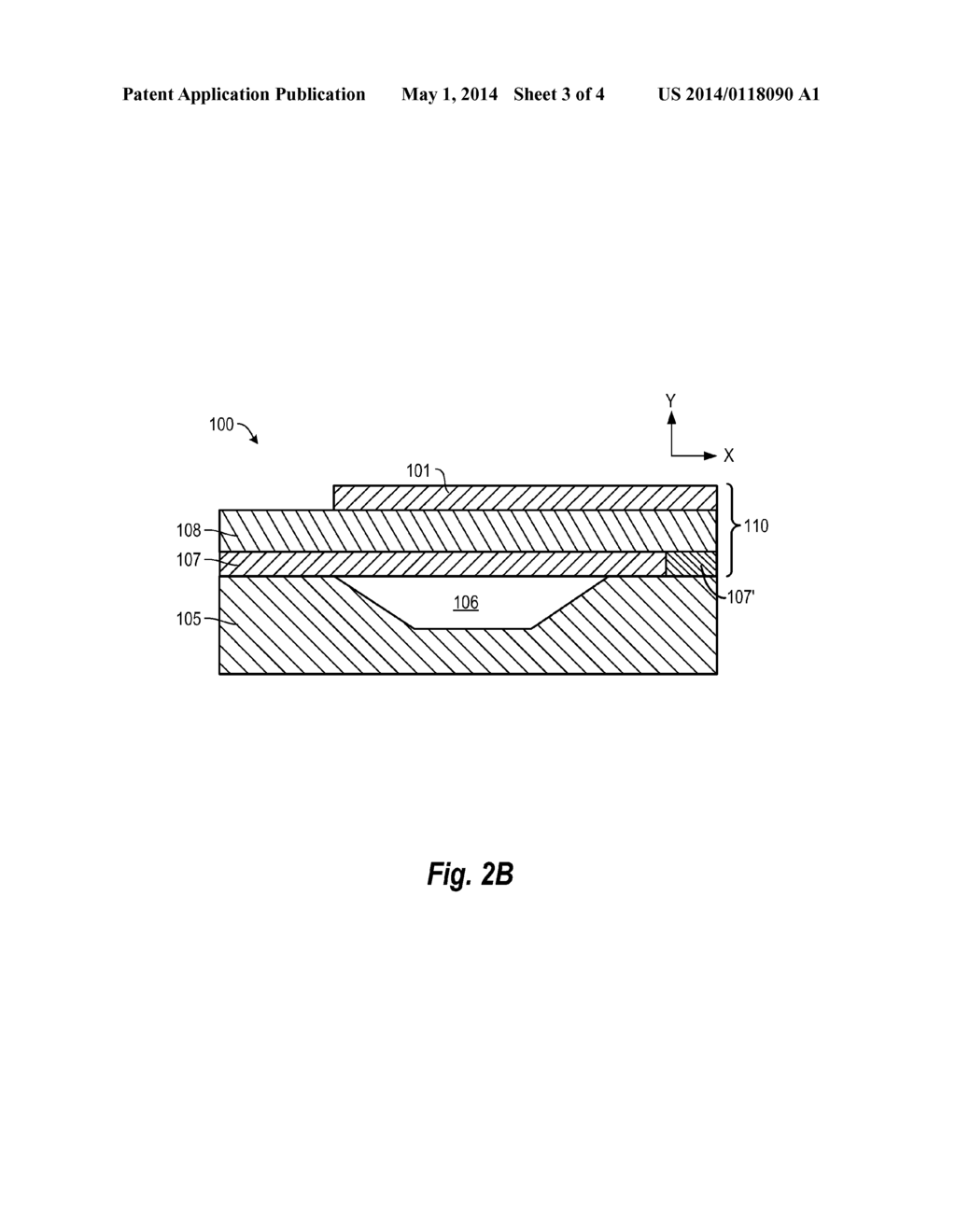 BULK ACOUSTIC WAVE RESONATOR HAVING PIEZOELECTRIC LAYER WITH MULTIPLE     DOPANTS - diagram, schematic, and image 04