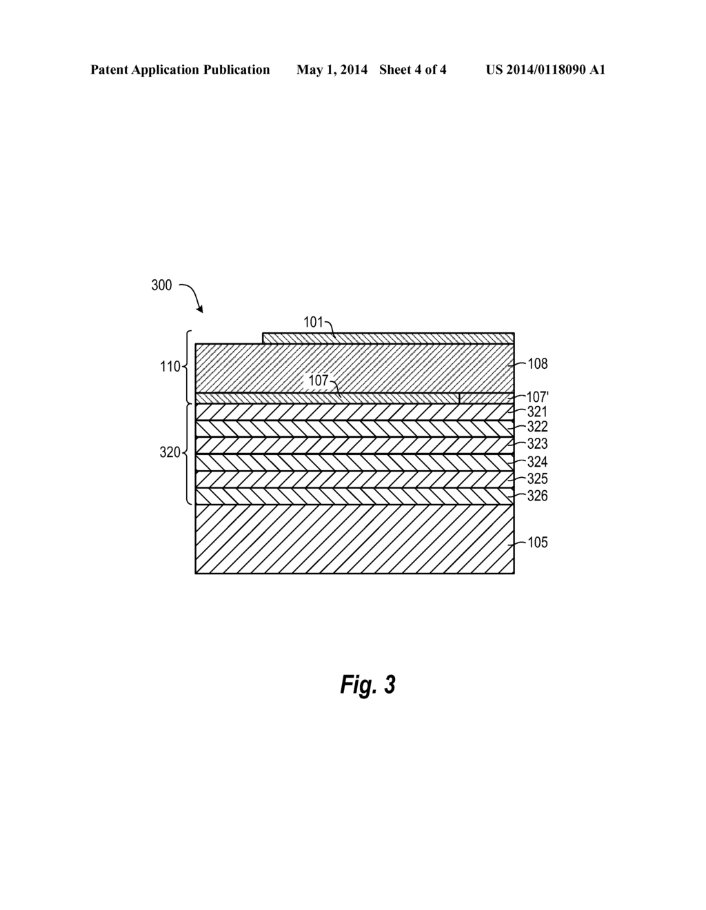 BULK ACOUSTIC WAVE RESONATOR HAVING PIEZOELECTRIC LAYER WITH MULTIPLE     DOPANTS - diagram, schematic, and image 05