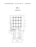 DISPLAY DEVICE WITH INTEGRATED TOUCH SCREEN diagram and image