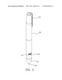 PEN-SHAPED INPUT DEVICE HAVING VARIABLE STIFFNESS OF WRITING TIP diagram and image