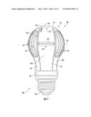 LED LAMP WITH SHAPED LIGHT DISTRIBUTION diagram and image