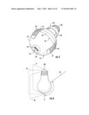 LED LAMP WITH SHAPED LIGHT DISTRIBUTION diagram and image